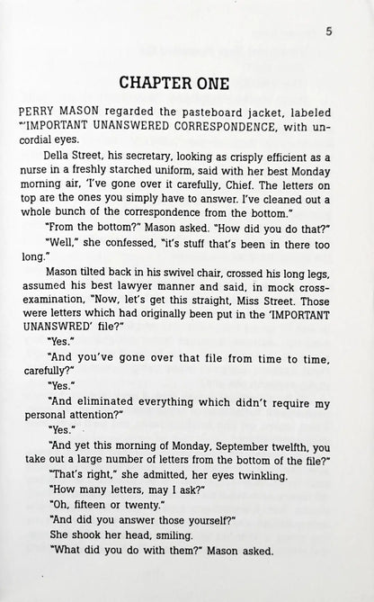 Text from the book the Case of the Perjured Parrot