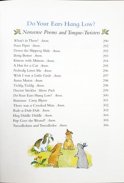 The Macmillan Treasury Of Nursery Rhymes And Poems