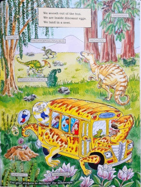 The Magic School Bus Sticker StoryBook Dinosaur Rescue