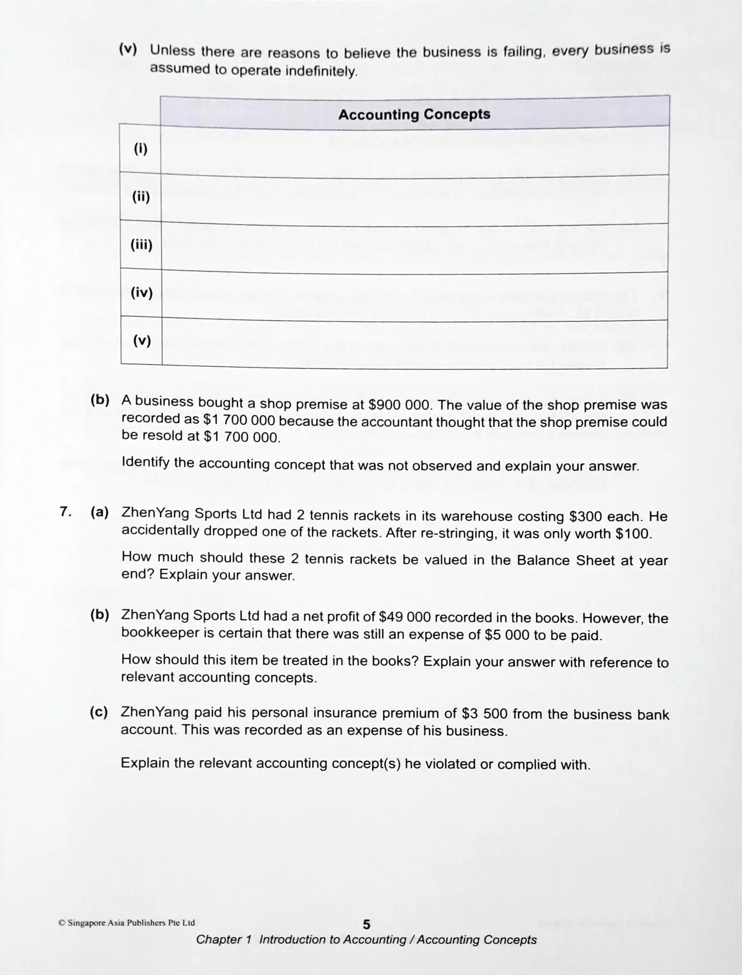 SAP The Ultimate Book For Principles of Accounts For Upper Secondary