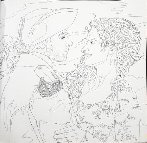 The Poldark Colouring Book