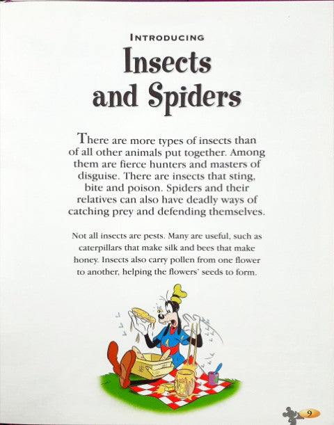 Disney The Wonderful World Of Knowledge Insects And Spiders (P)