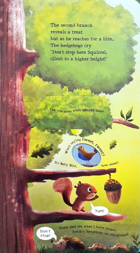 Up Up Up In The Tree A Lift and Learn Peek Through Book